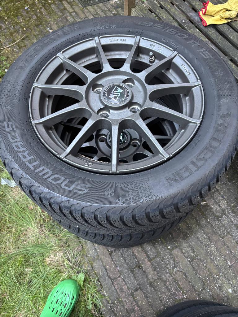 Velgenset 4x108  6J ET38  nette staat, Ophalen, 15 inch, Velg(en), Nieuw