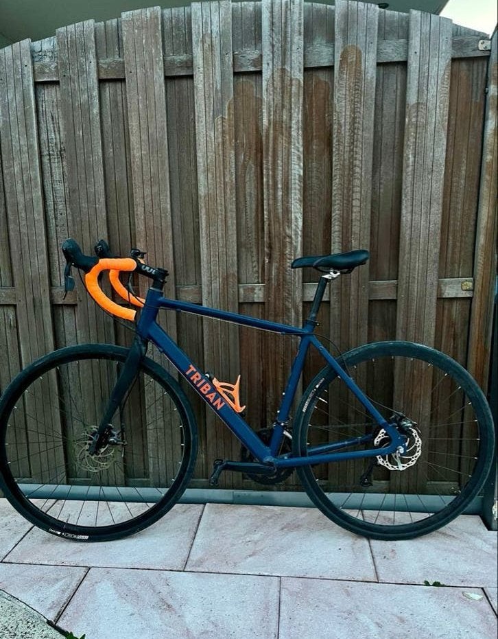 Triban racefiets, Aluminium, Zo goed als nieuw, Dames, Schijfrem