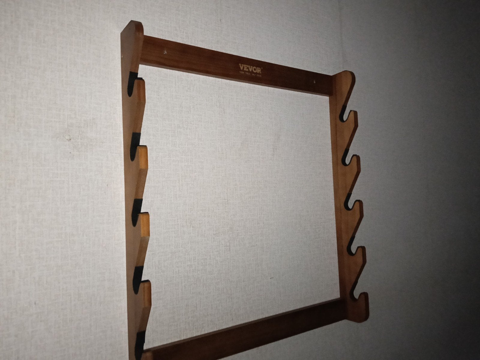 Vevor Houten Geweerrek - Wandmontage voor 5 geweren, Ophalen of Verzenden, Zo goed als nieuw