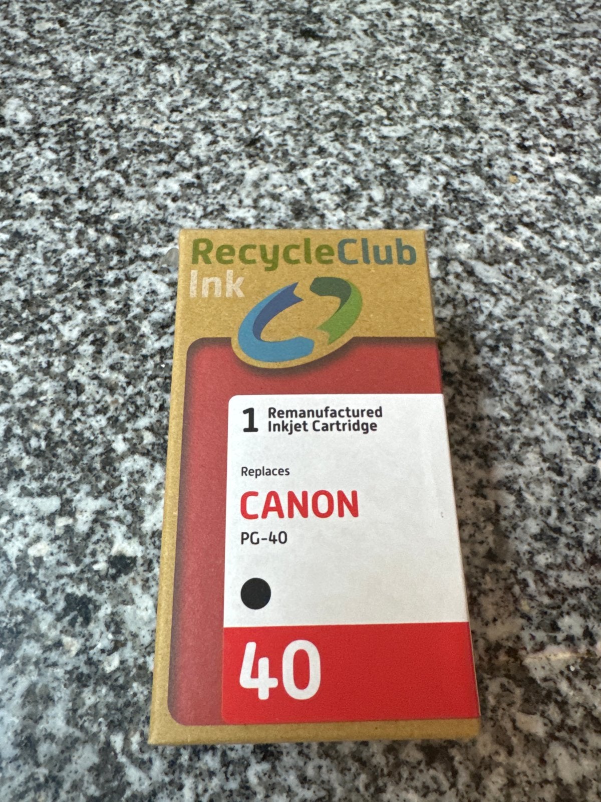 RecycleClub Inktcartridge voor Canon PG-40, Ophalen of Verzenden, Refurbished, Cartridge
