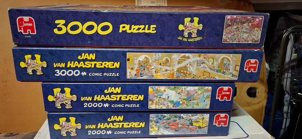 VAN HAASTEREN PUZZELS 2x, Ophalen of Verzenden, Meer dan 1500 stukjes, Zo goed als nieuw