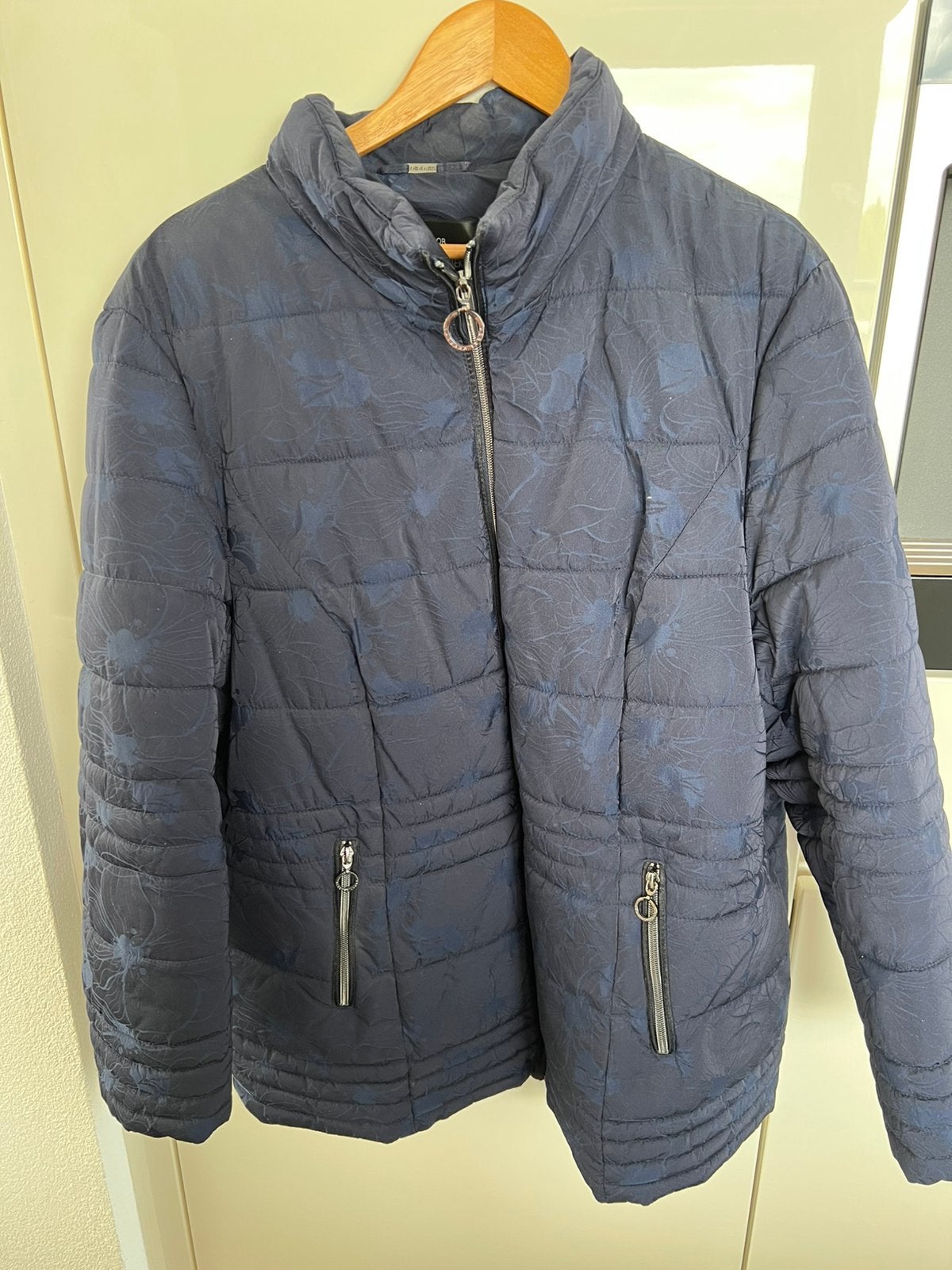 Jas Barbara Lebek maat 48., Ophalen of Verzenden, Zo goed als nieuw, Maat 46/48 (XL) of groter, Blauw