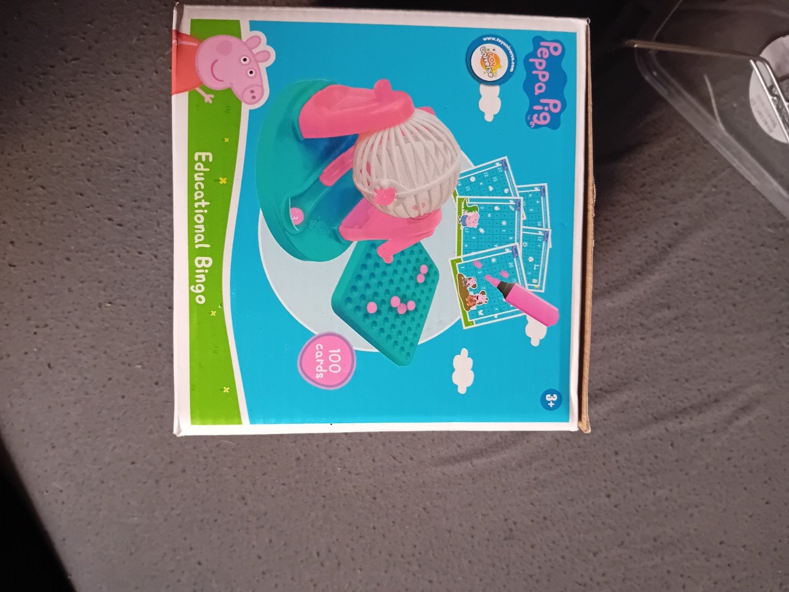 Peppa Pig Educatief Bingo Spel - 100 Kaarten, Ophalen of Verzenden, Gebruikt, Puzzelen