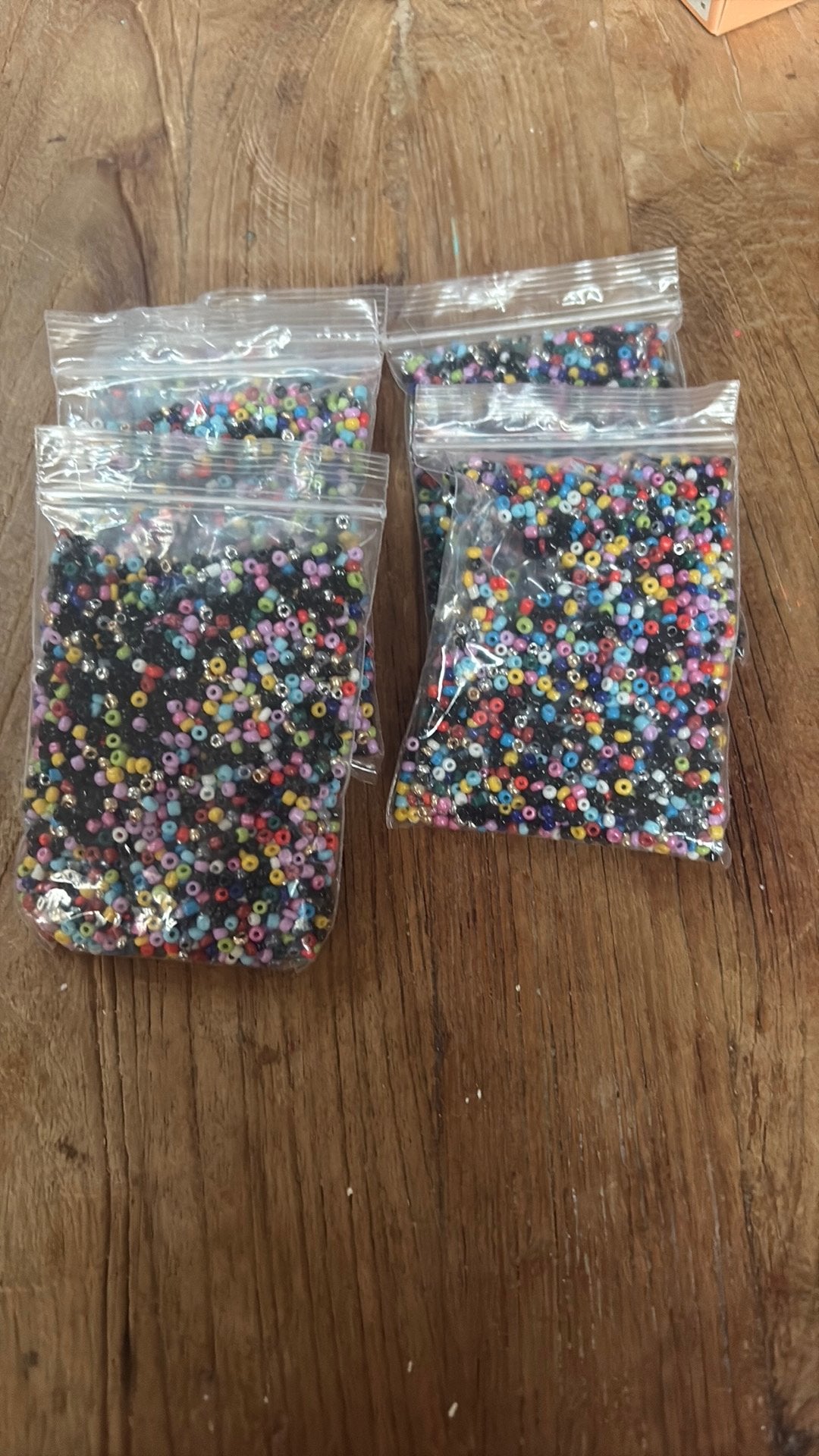 Kleine kralen gemixt multicolor, Ophalen of Verzenden, Nieuw, Kraal