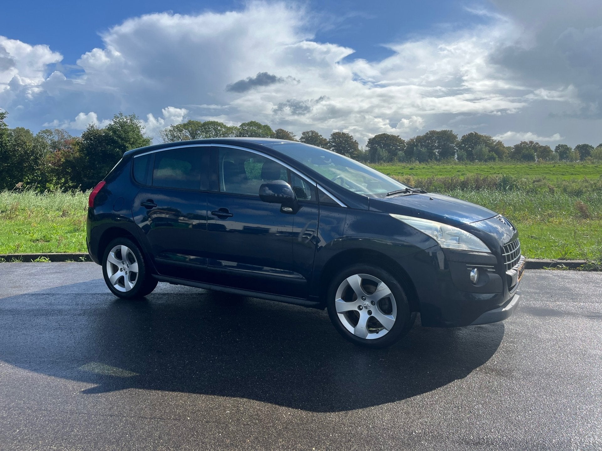 Peugeot 3008 1.6 VTi Blue Lease bj 2010 AFN TREKHAAK AIRCO, Voorwielaandrijving, Stof, Gebruikt, Zwart