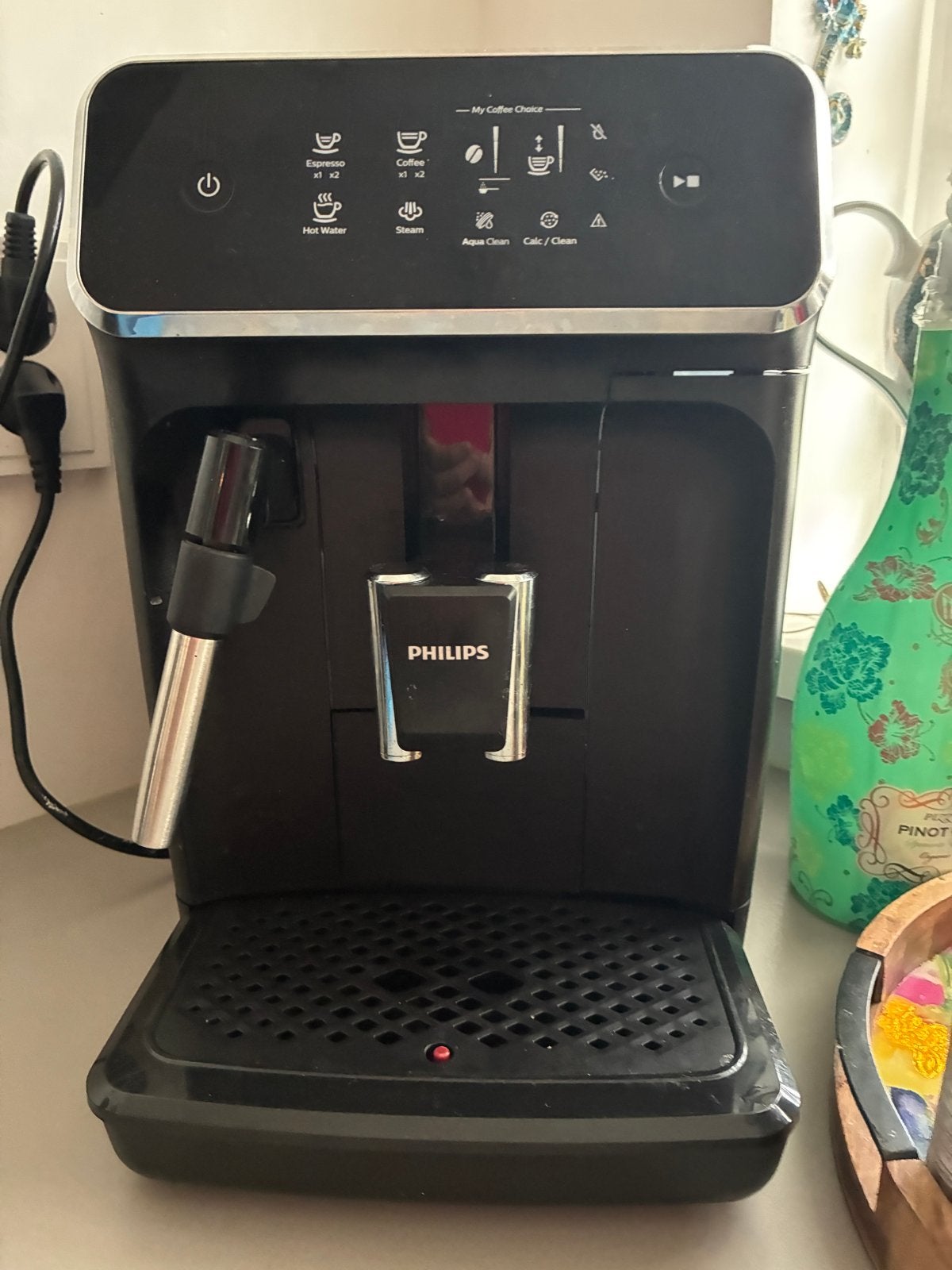 Philips 1200 serie bonenmachine met melkopschuimer, Witgoed en Apparatuur, Koffiezetapparaten, Gebruikt, Koffiemachine, Koffiebonen