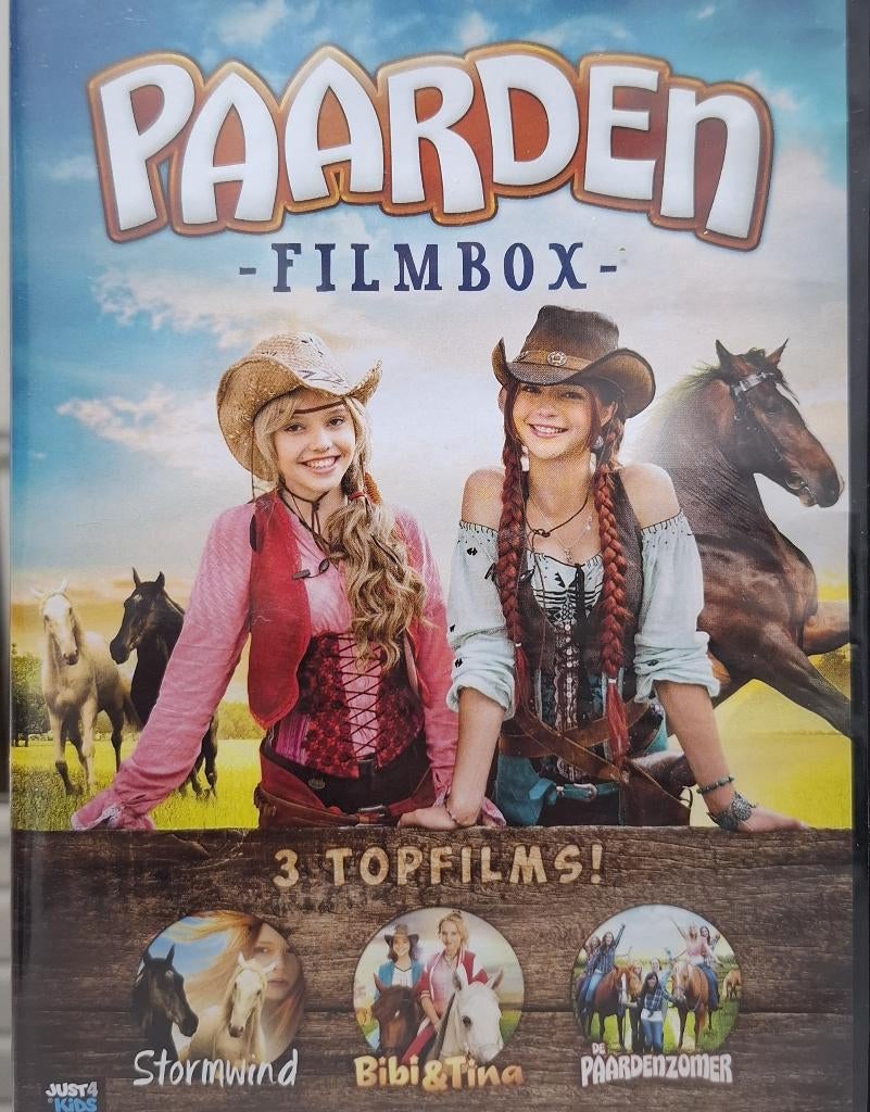 Paarden filmbox 3 top films drie krasvrije dvd's, Alle leeftijden, Ophalen of Verzenden, Zo goed als nieuw