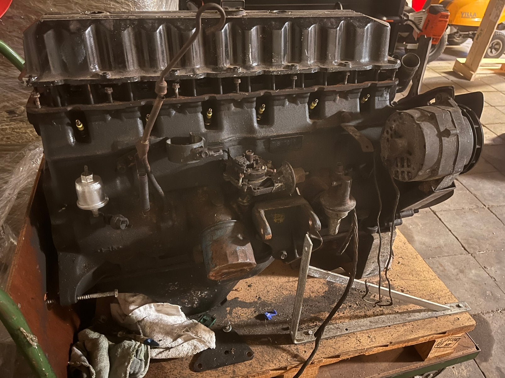 Motorblok 6 cilinder 4.2L AMC voor jeep CJ of 1e modellen YJ, Auto-onderdelen, Motor en Toebehoren, Ophalen, Jeep