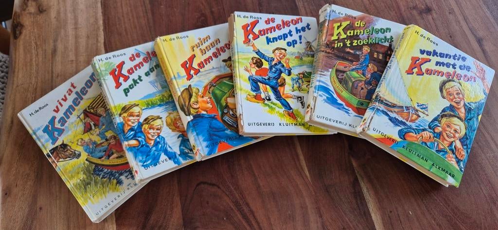 Kameleon boeken set van 6, Ophalen, Gelezen, H. de Roos