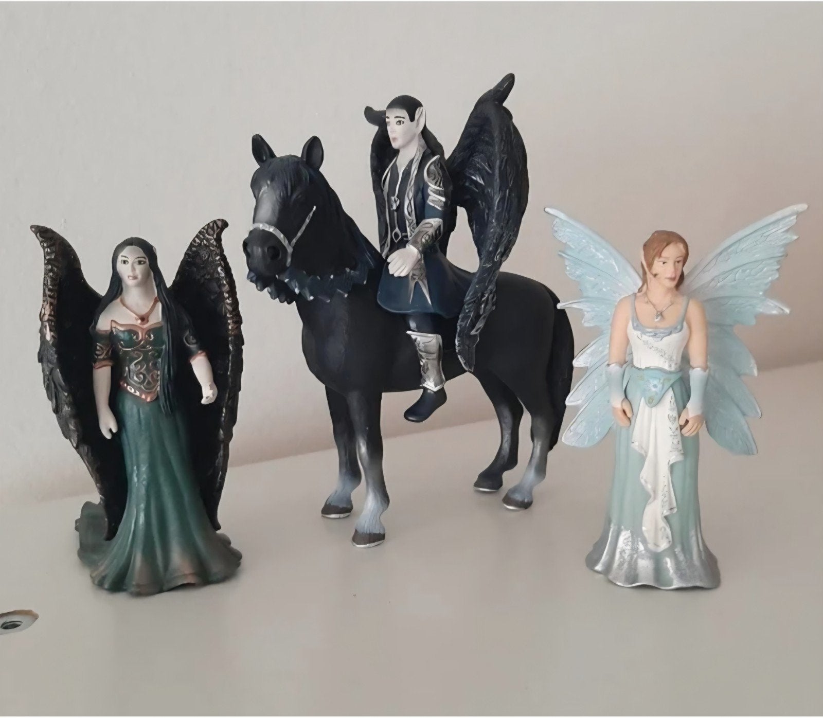 Schleich Bayala figuren set - Elfen, paard met vleugels, Ophalen of Verzenden, Zo goed als nieuw