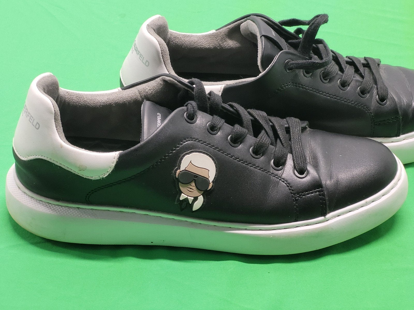 Karl Lagerfeld Sneakers zwart maat 42.5, Ophalen of Verzenden, Zo goed als nieuw, Zwart