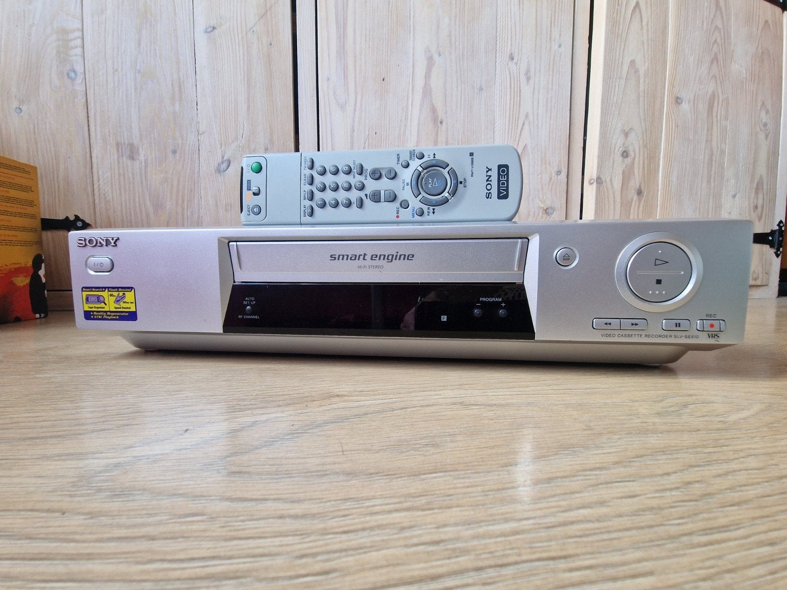 Sony SLV-SE610 VHS-speler met afstandsbediening, Ophalen of Verzenden, Gebruikt, VHS-speler of -recorder