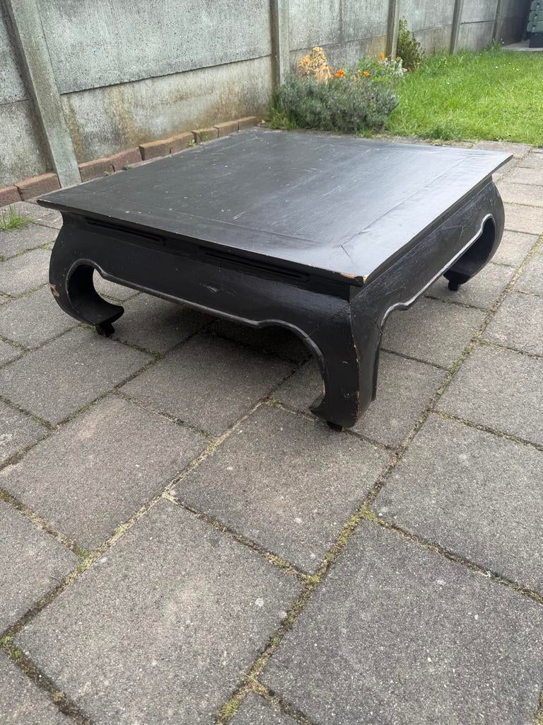 Zwarte Opium Salontafel - Gebruikt, Ophalen, Gebruikt, Vierkant, 50 tot 100 cm