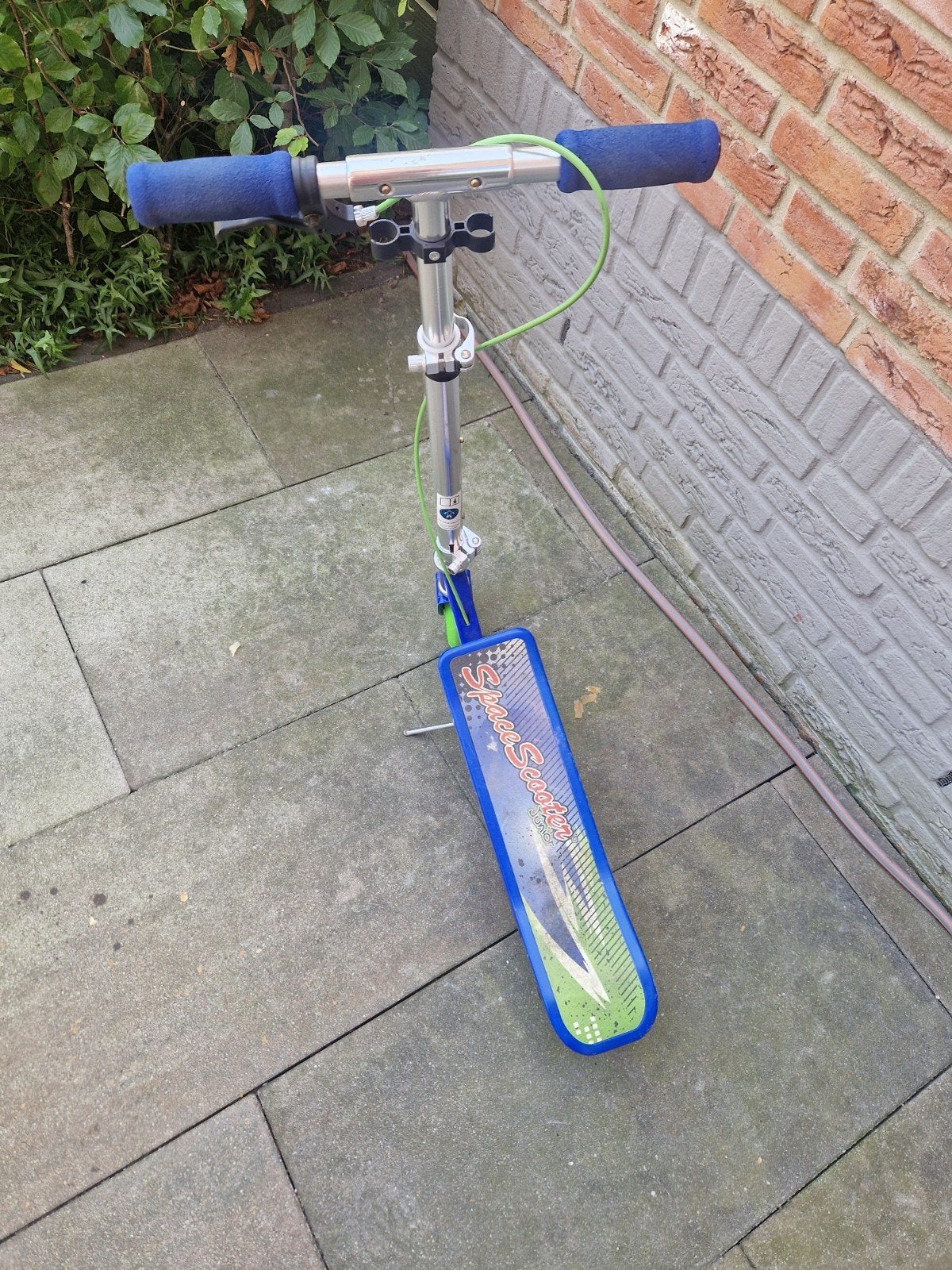 Space Scooter Junior X360 - Blauw/Groen, Ophalen, Gebruikt, Gewone step, Space Scooter