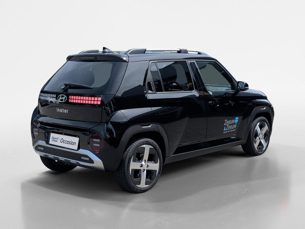 Hyundai INSTER Evolve Sky 49 kWh | Demo | Schuif/kanteldak |, Auto's, Hyundai, Stof, 116 pk, Zwart, Origineel Nederlands