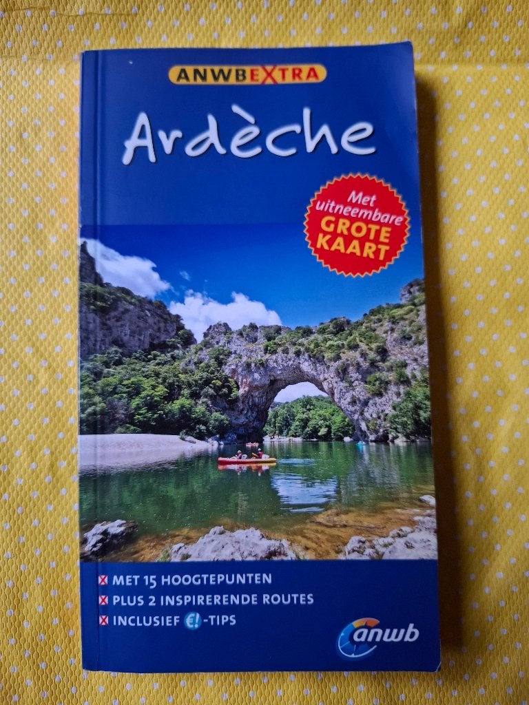 ANWB Extra Reisgids Ardèche - Met uitneembare grote kaart, Boeken, Europa, Ophalen of Verzenden, Reisgids of -boek, ANWB