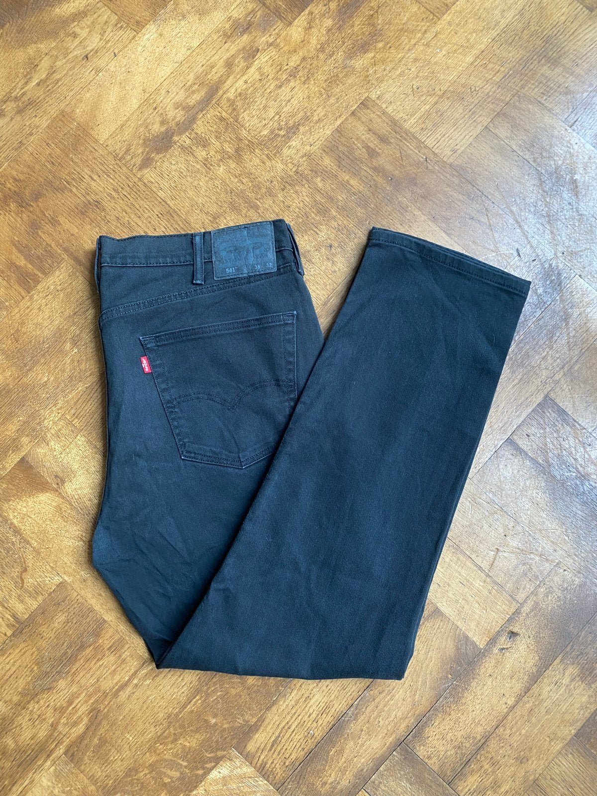 Levi's 541 Athletic Taper Jeans W38 L32 Zwart, Ophalen of Verzenden, Gedragen, Zwart, W36 - W38 (confectie 52/54)