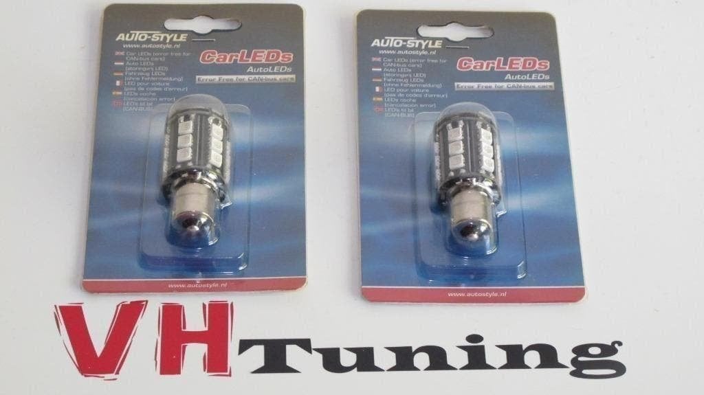 Autostyle EU 0617A LED 22Q SMD BA15S canbus oranje, Ophalen of Verzenden