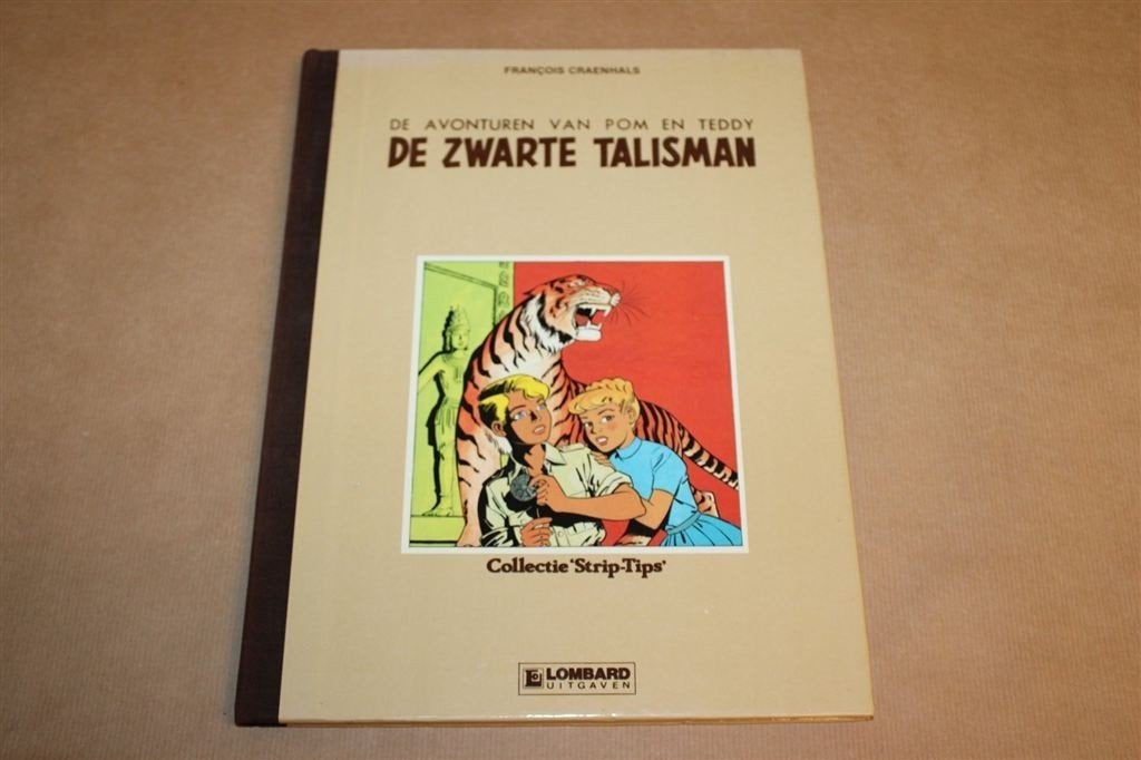De Zwarte Talisman — Pom en Teddy, Strip-Tips, HC, Eén stripboek, Ophalen of Verzenden, Gelezen