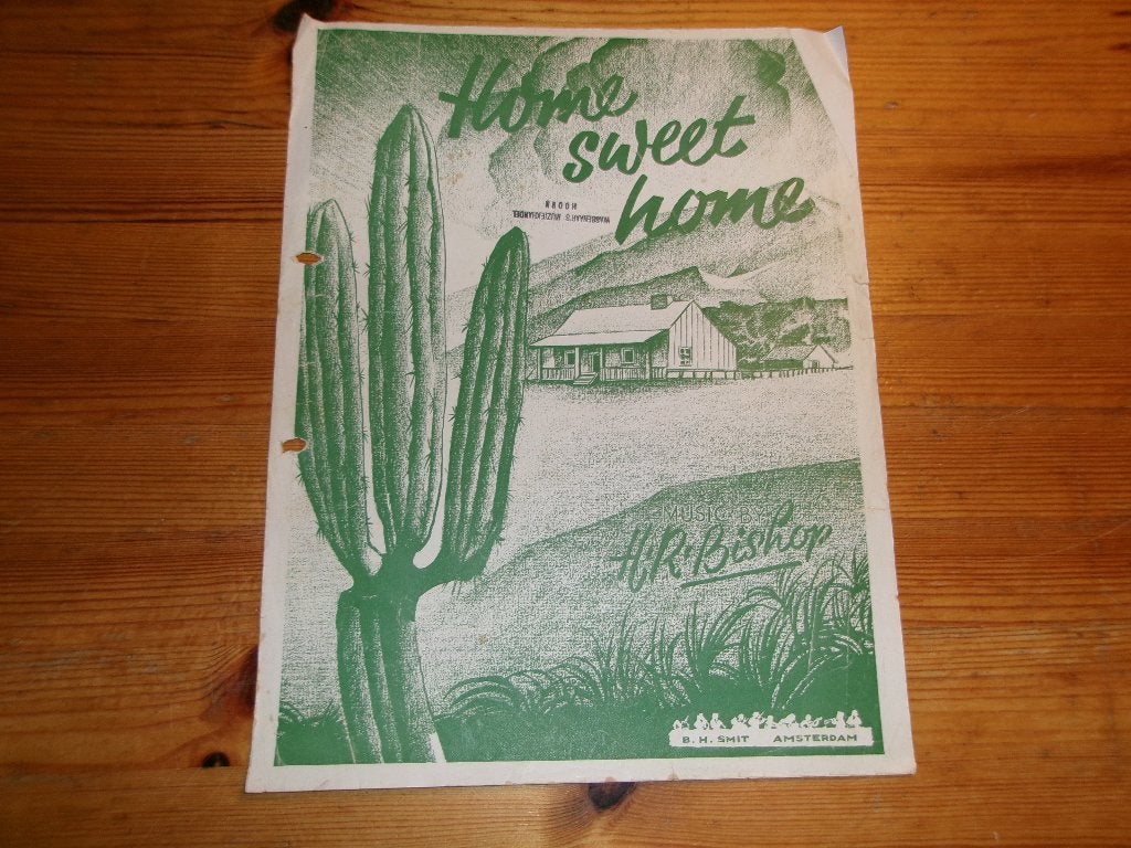 Home sweet home - Bishop / Theunisse, Piano, Gebruikt, Ophalen of Verzenden, Artiest of Componist