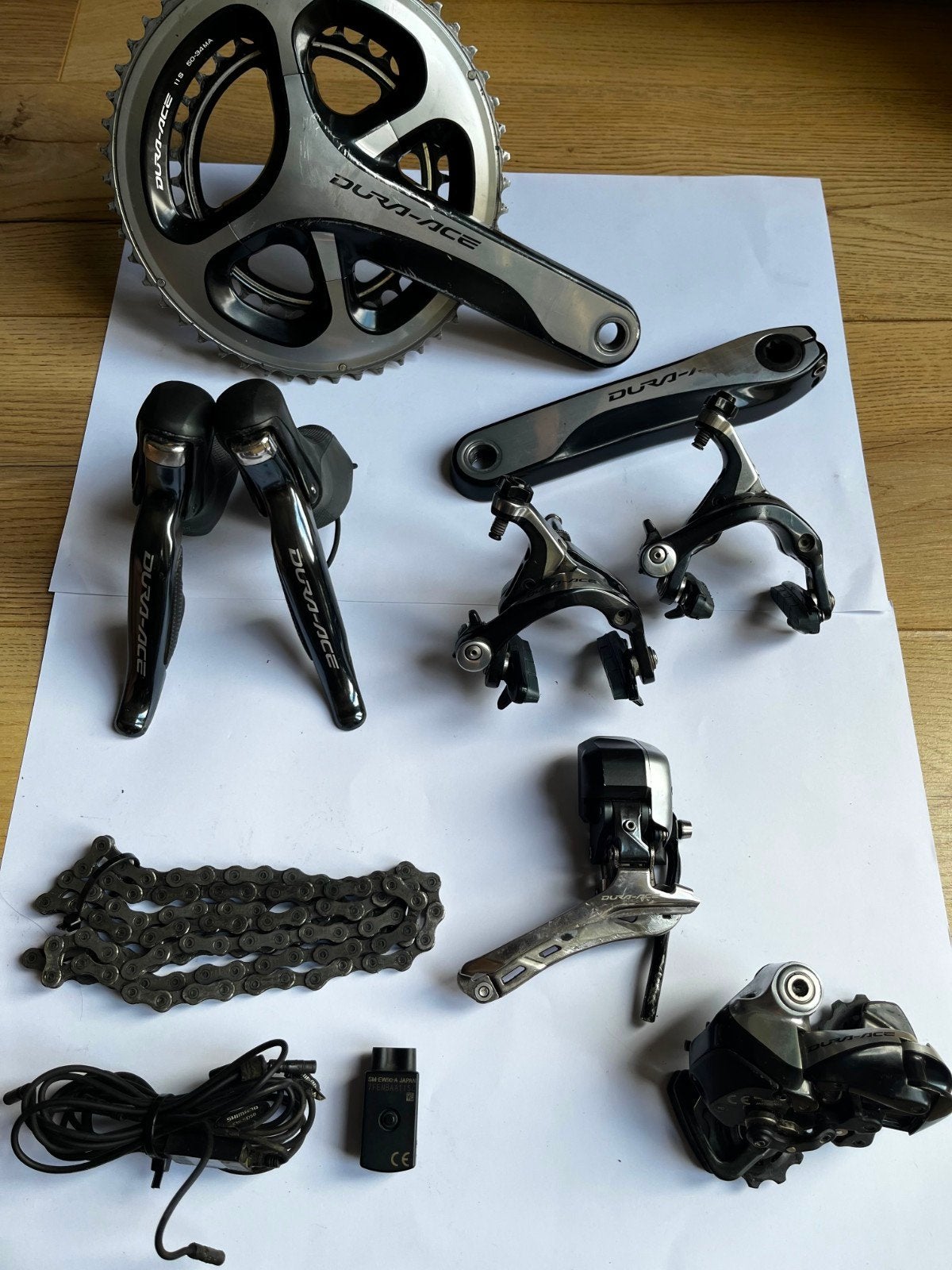 Nette Shimano Dura Ace di2 9070 2x11 groepset, Fietsen en Brommers, Fietsonderdelen, Gebruikt, Overige typen, Ophalen of Verzenden
