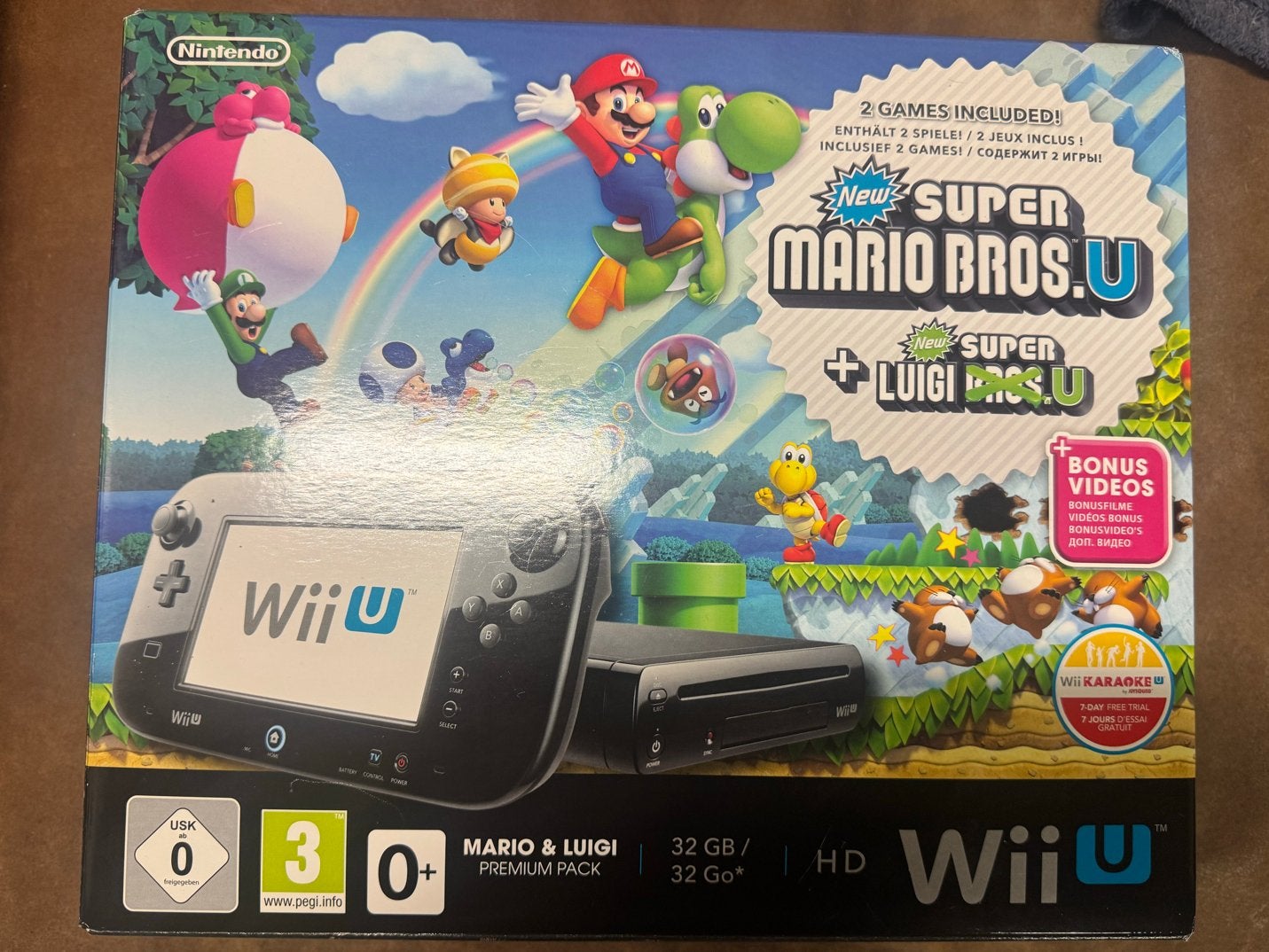 Nintendo Wii U 32GB Mario & Luigi Premium Pack CIB, Verzenden, Zo goed als nieuw, Met 1 controller, Met games