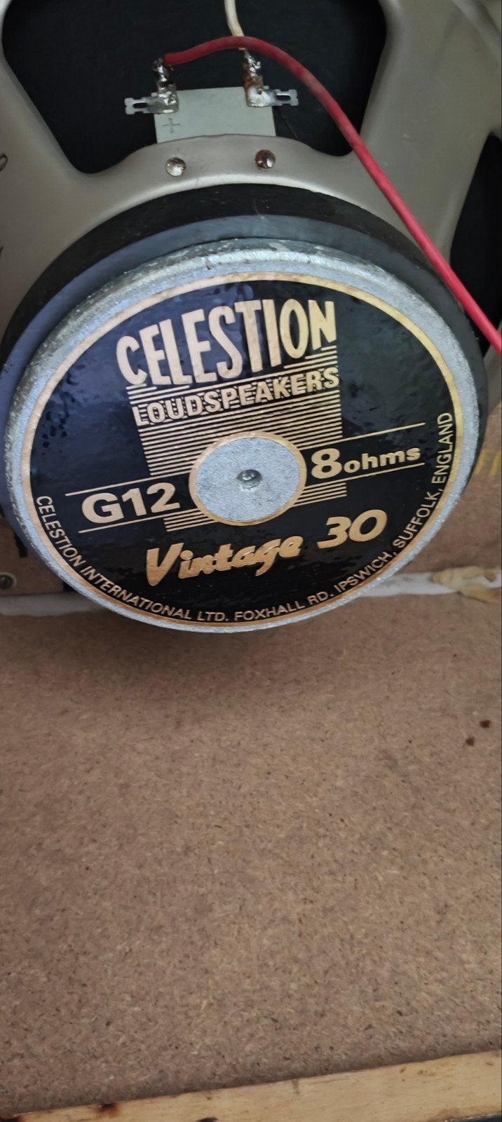 2x Celestion V30 Vintage 30 8 ohm, Ophalen, Gebruikt, Gitaar, 50 tot 100 watt