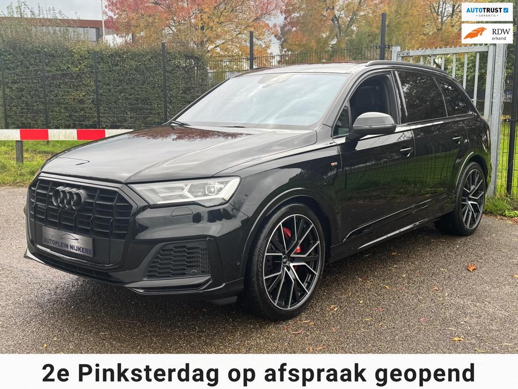 Audi Q7 55 TFSI quattro RS zetels Black Optic Pano Ambient 2, Auto's, Audi, Bedrijf, Te koop, Q7, 4x4, ABS, Achteruitrijcamera