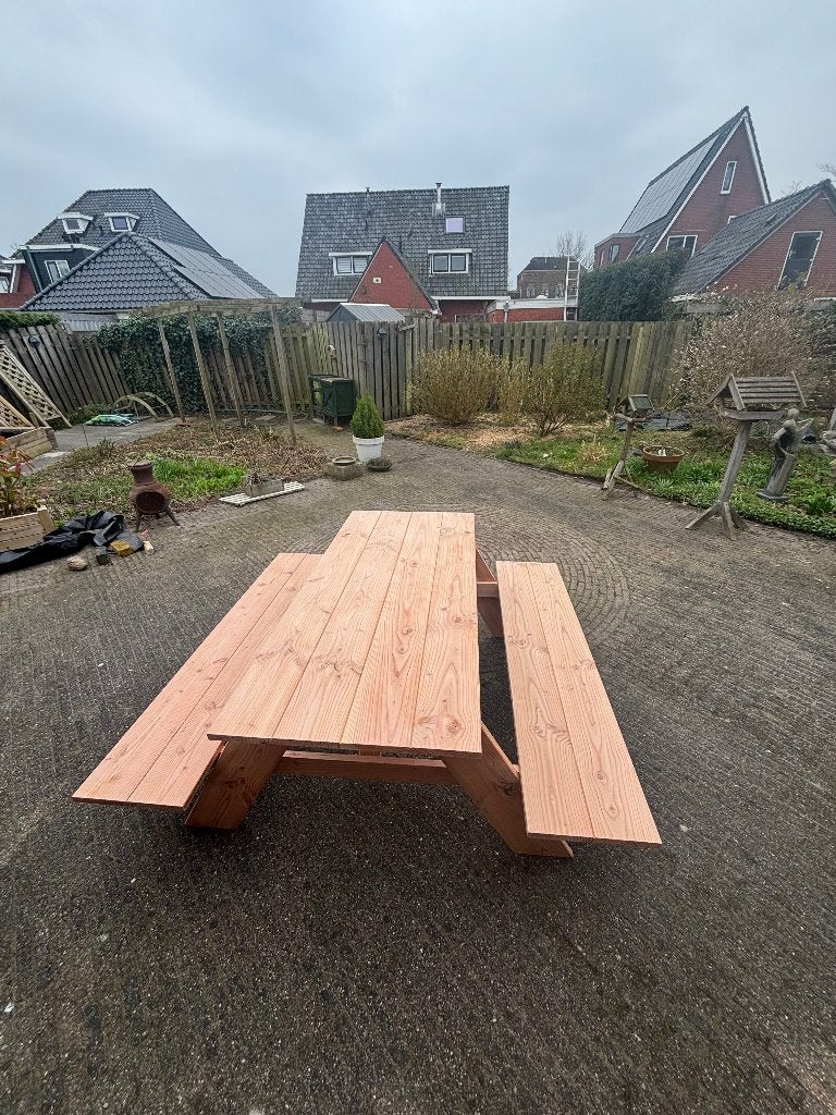 Picknicktafel, makkelijke instap. Snelle levering, Ophalen of Verzenden, Nieuw, Onbekend, Overige gebieden