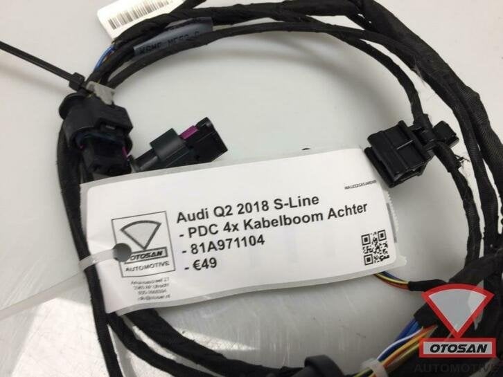 audi q2 2018 s line pdc 4x kabelboom achter 81a971104, Gebruikt, AUDI AG, Auto-Union-Strasse 1
85045  Ingolstadt, DE, Kundenbetreuung@audi.de