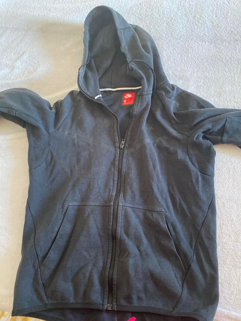 Nike Tech Fleece Hoodie Zwart Maat M, Ophalen of Verzenden, Zo goed als nieuw, Maat 48/50 (M), Zwart