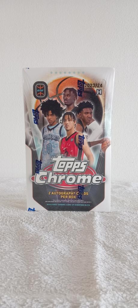 2023/24 Topps Chrome Overtime Elite Basketball Hobby Box, Verzamelen, Sportartikelen en Voetbal, Ophalen of Verzenden, Nieuw, Buitenlandse clubs
