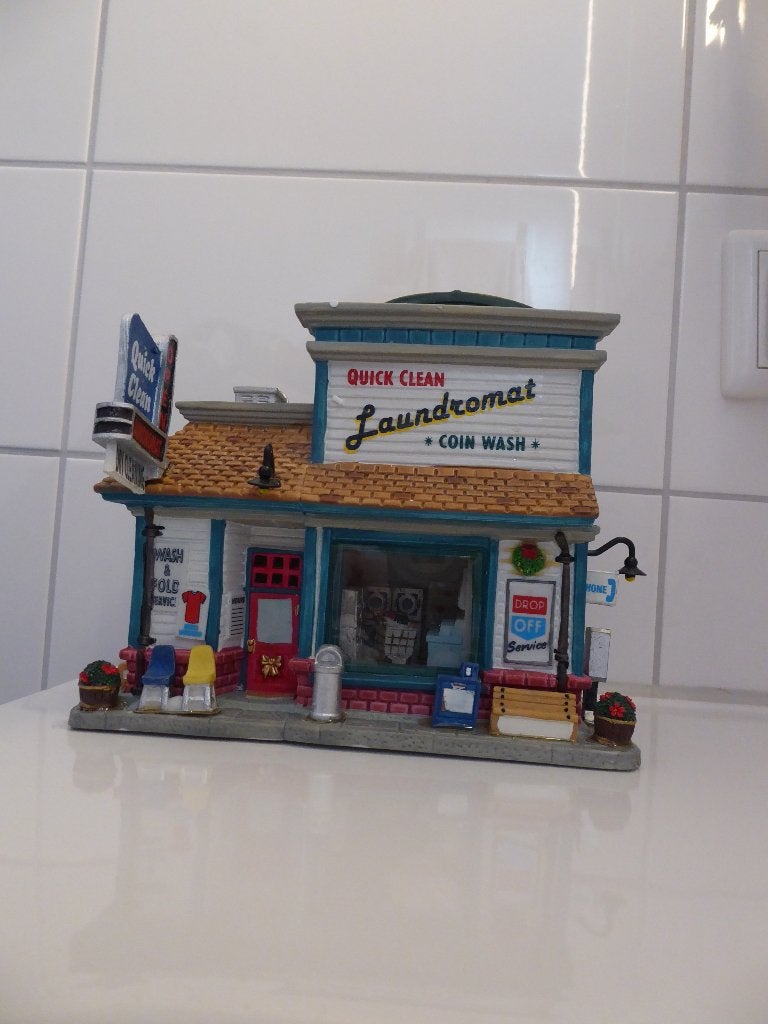 Lemax Item - Quick clean laundramet - Ik ruim alles op, Ophalen of Verzenden, Zo goed als nieuw