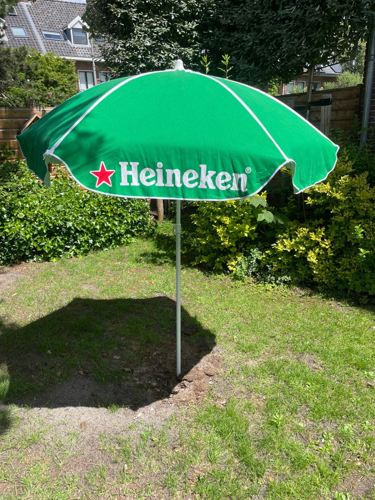 Heineken parasol, Tuin en Terras, Parasols, Ophalen of Verzenden, Nieuw, 2 tot 3 meter, Stokparasol