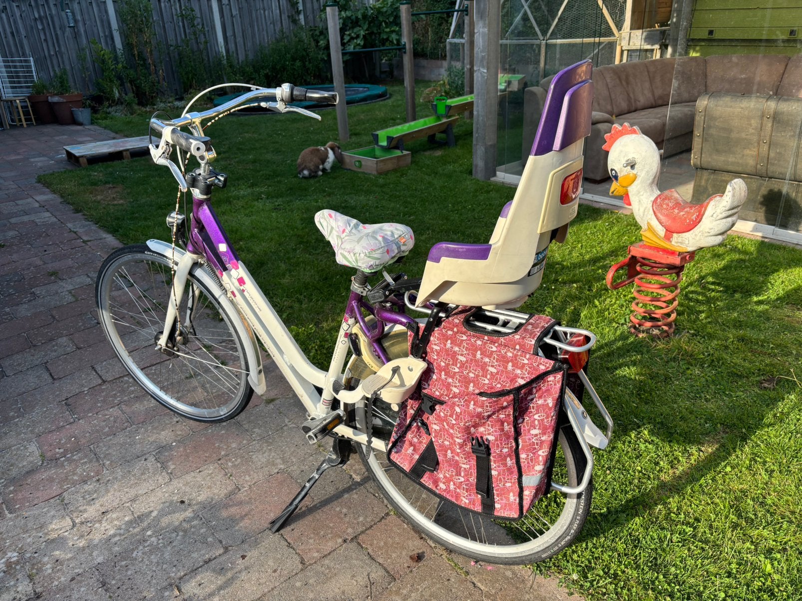 Moederfiets, opknapper, sparta amazone, 7 versn, kinderzitje, Ophalen, Sparta, Versnellingen, Zo goed als nieuw