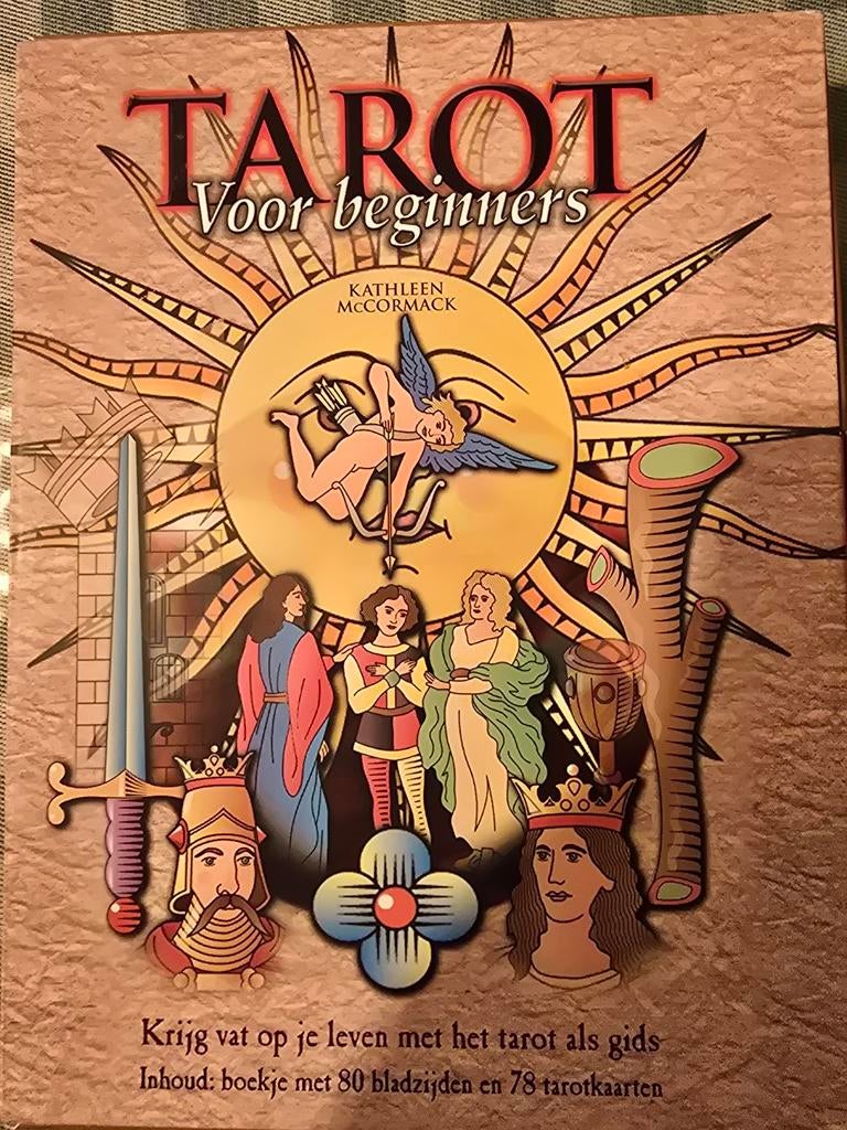Tarot voor beginners - Boek met 78 kaarten, Boeken, Tarot of Kaarten leggen, Ophalen of Verzenden, Zo goed als nieuw, Kathleen McCormack