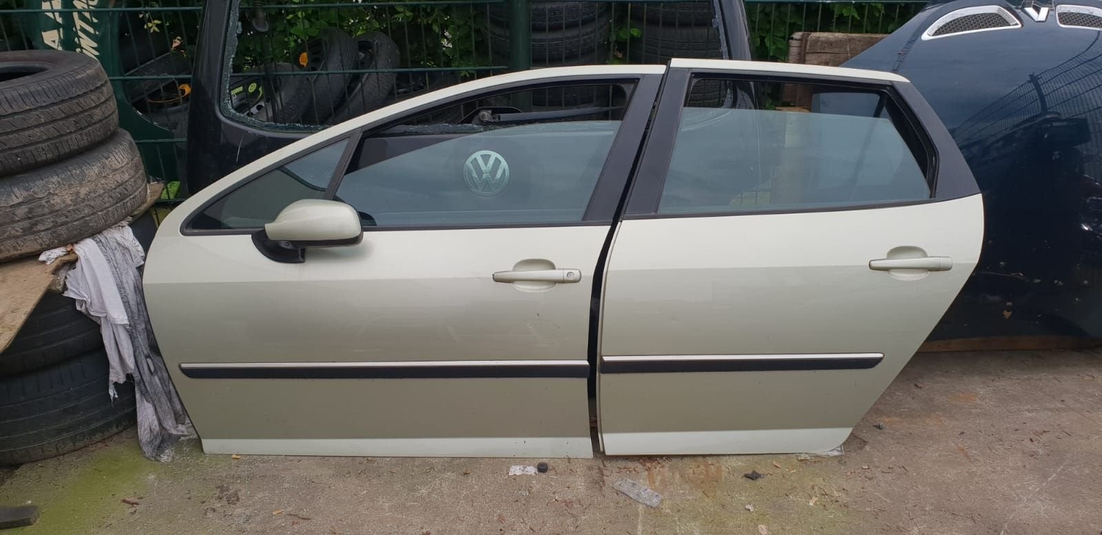 PEUGEOT 407 SW PORTIEREN LV+LA MODEL 2007, Auto-onderdelen, Carrosserie en Plaatwerk, Gebruikt, -, Deur, -