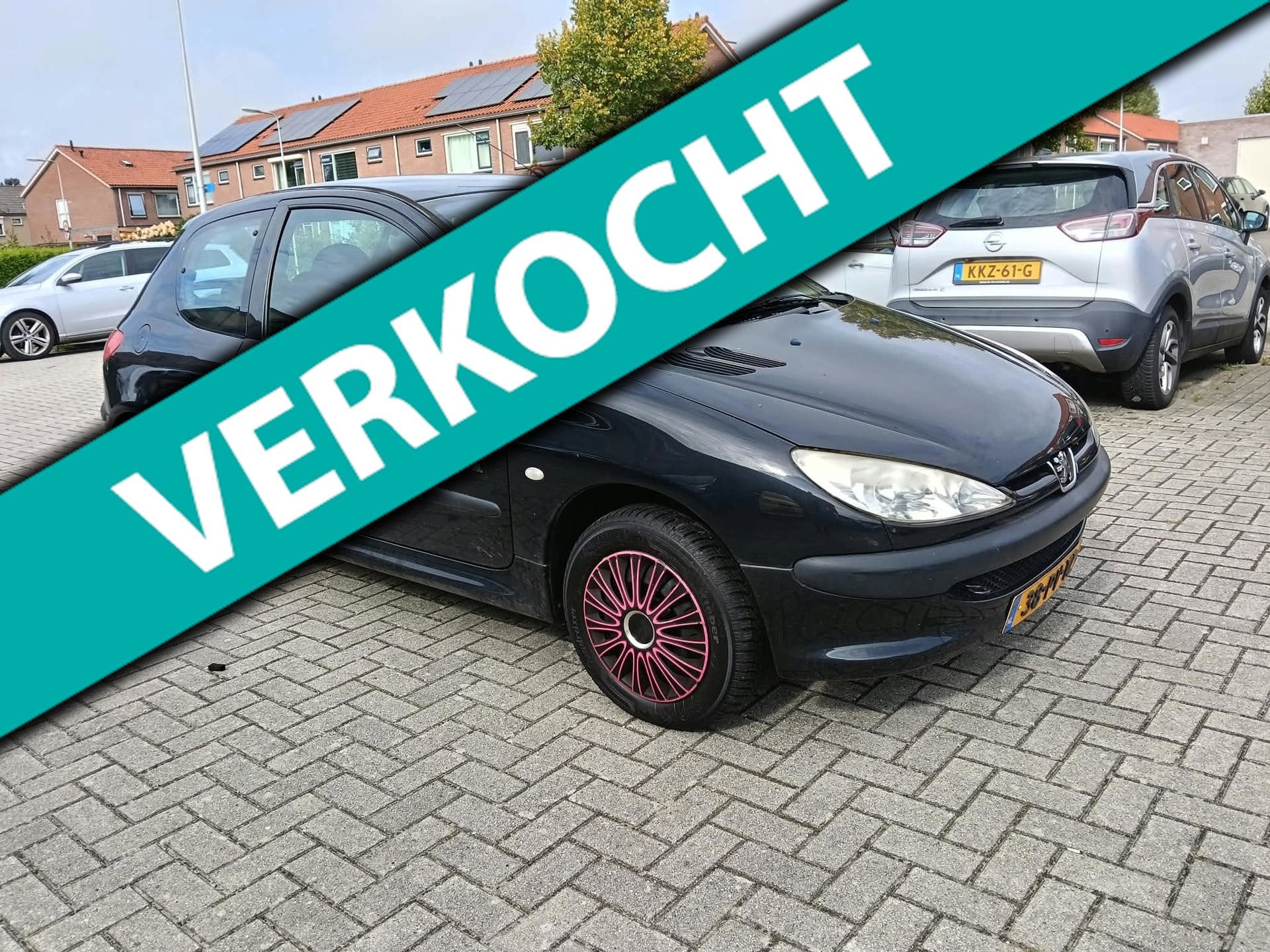 Peugeot 206 1.4 Air-line Met Airco en Nieuwe ApkInruil Mogel, Auto's, Voorwielaandrijving, Stof, 31 €/maand, 4 cilinders