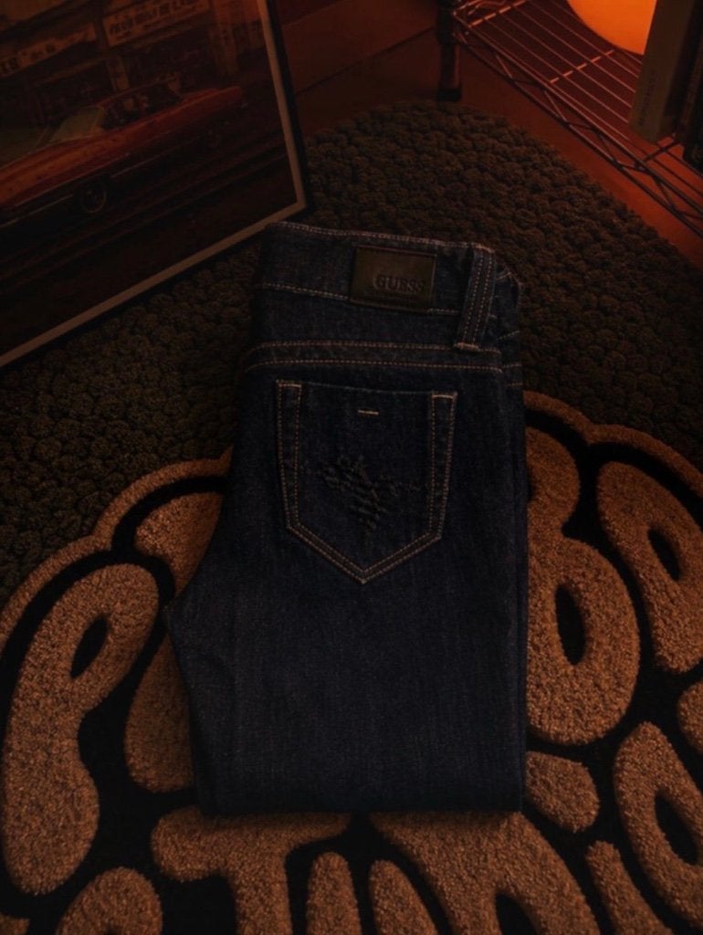 GUESS Premium Established 1981 Straight Leg Jeans, Guess, Zo goed als nieuw, Maat 34 (XS) of kleiner, Lang