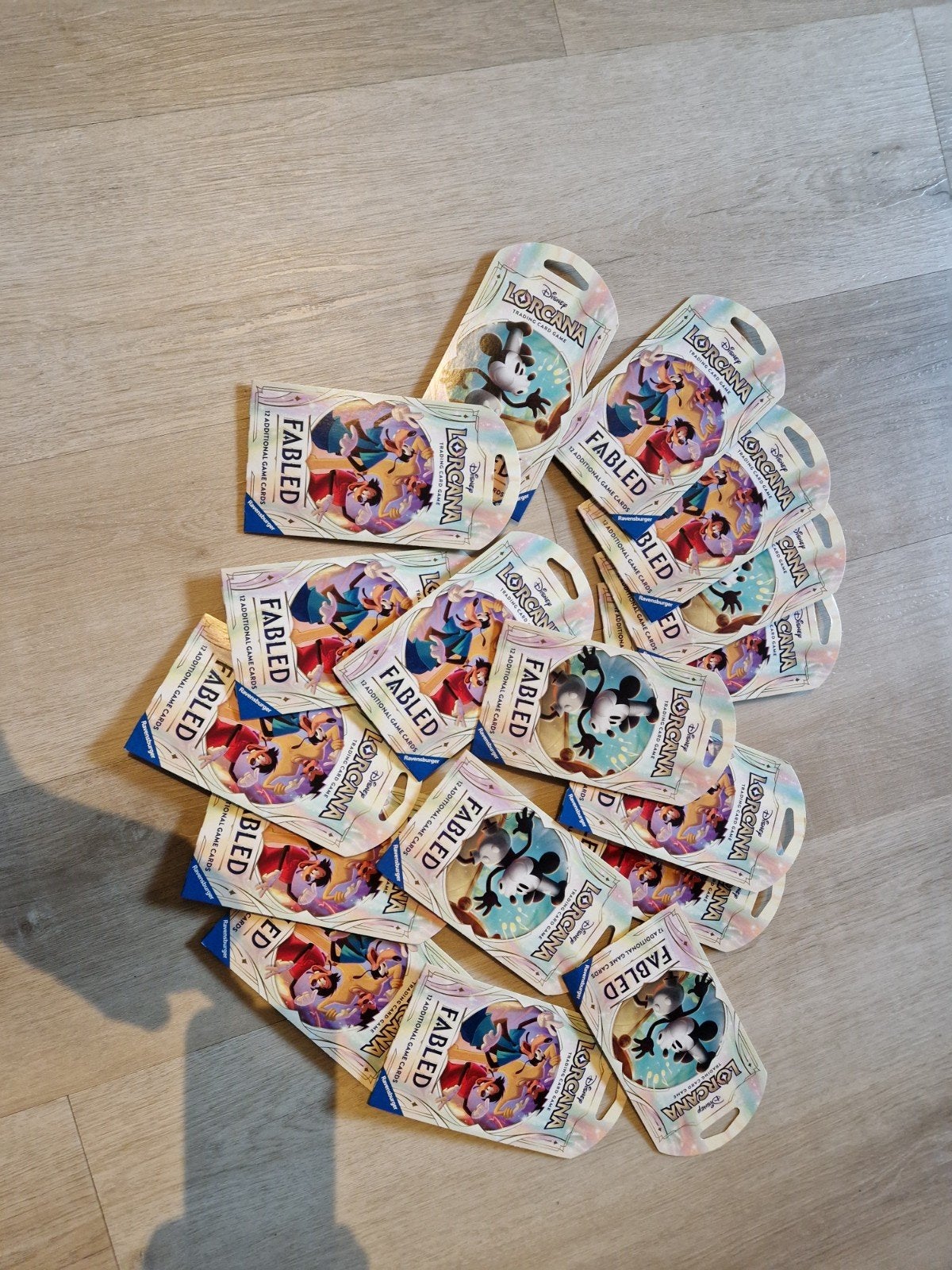 Fabled sleeved boosterpacks, Ophalen of Verzenden, Nieuw, Booster, Foil