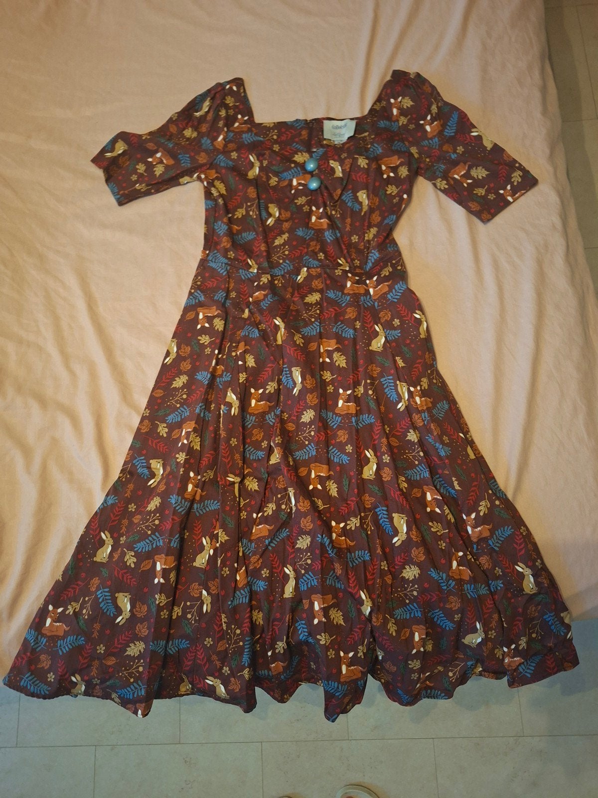 Top Vintage jurk Collectif, nieuw, maat M, Kleding | Dames, Jurken, Maat 38/40 (M), Top Vintage, Meerkleurig, Nieuw