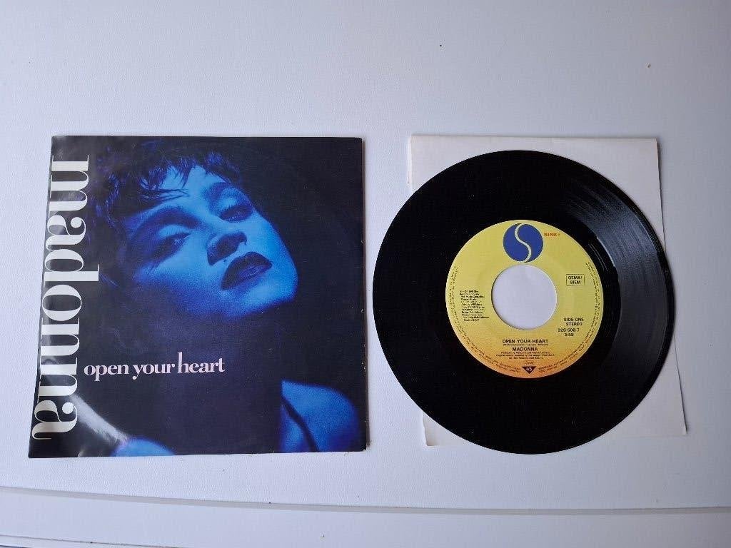 Madonna single open your heart, Ophalen of Verzenden, Gebruikt, Pop