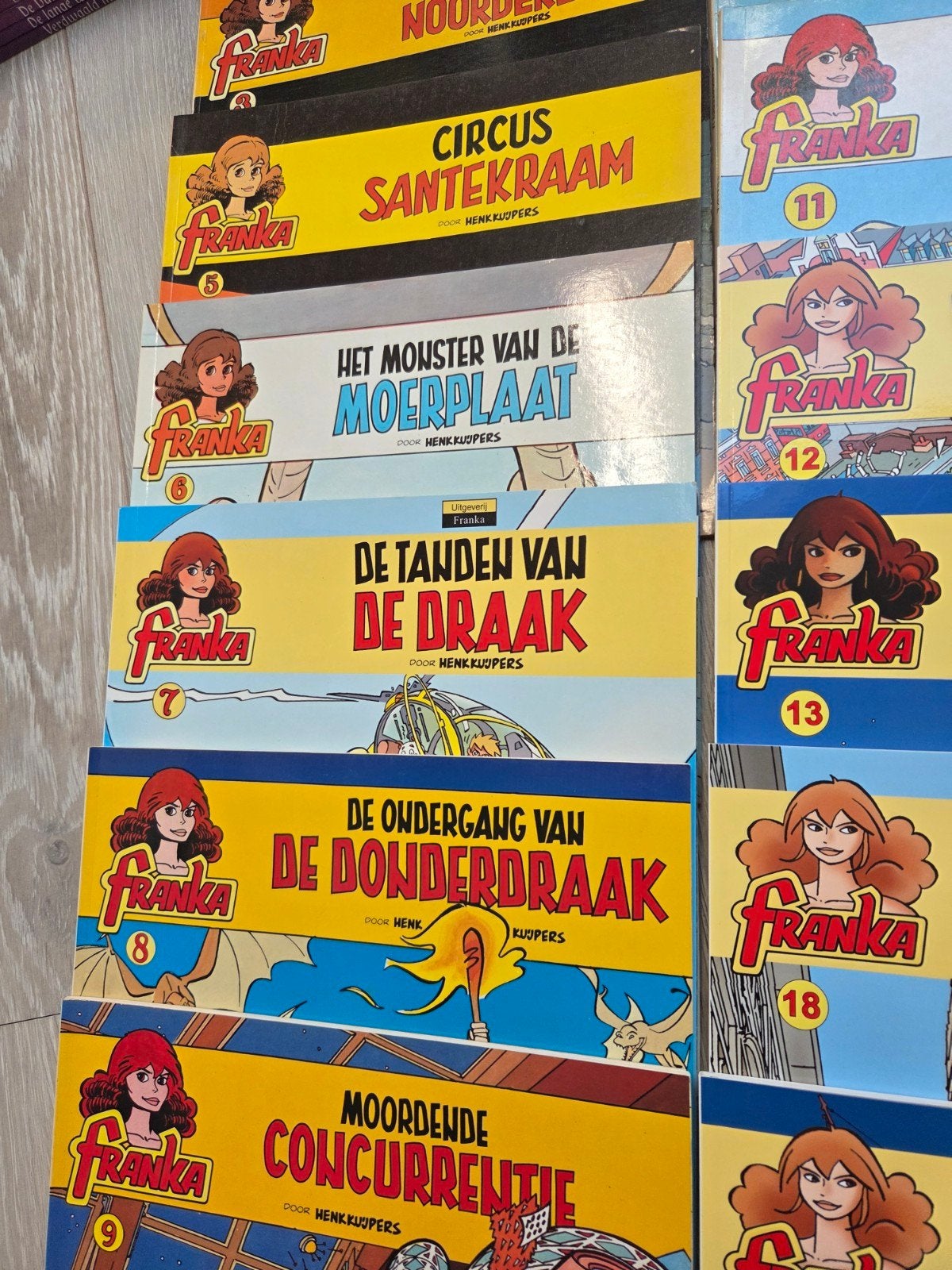 Franka - 12x stripboeken, Meerdere stripboeken, Ophalen of Verzenden, Gelezen