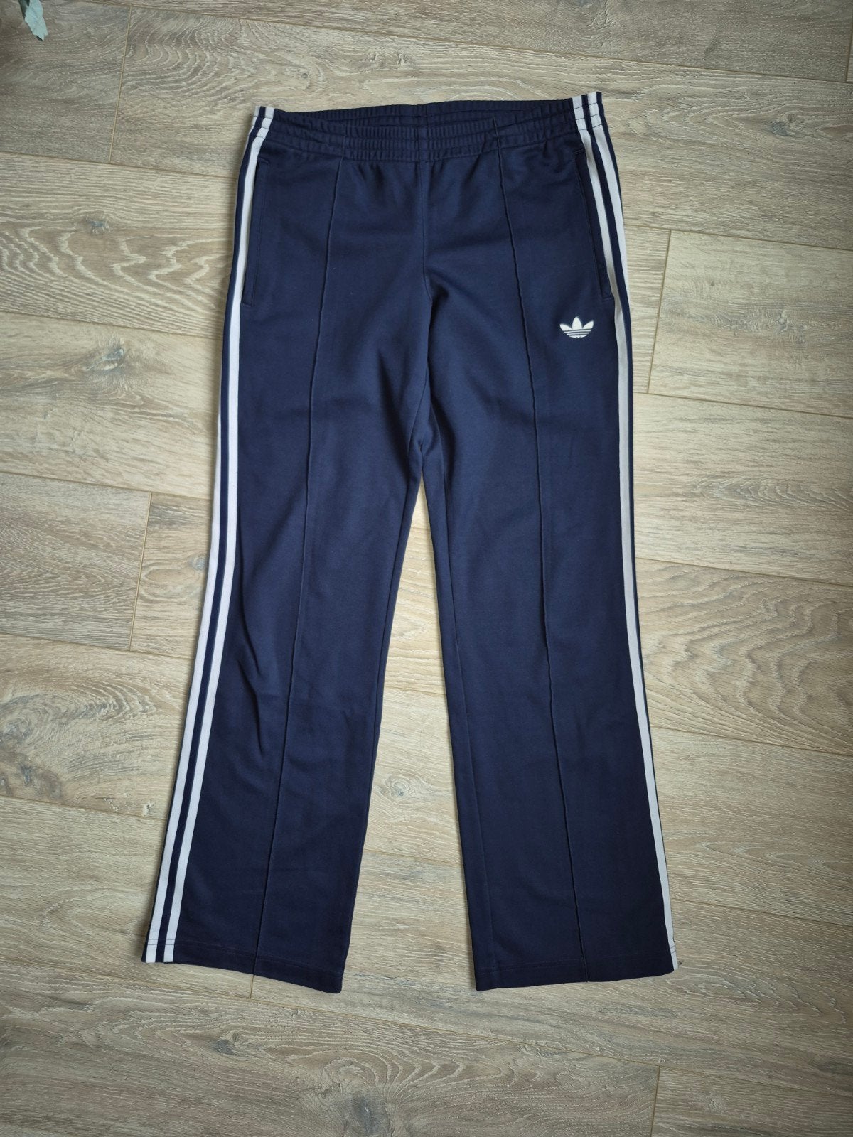Vintage Adidas Trainingsbroek Donkerblauw Maat S, Ophalen of Verzenden, Zo goed als nieuw, Maat 36 (S), Lang