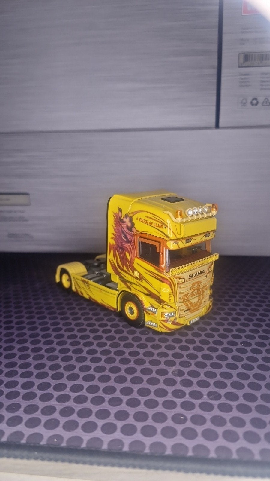 dikke scania v8, Hobby en Vrije tijd, Ophalen of Verzenden, Zo goed als nieuw, Bus of Vrachtwagen, Tekno