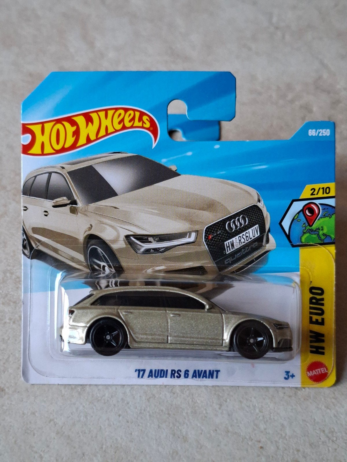Hot Wheels '17 Audi RS 6 Avant - Custom met Real Riders!, Ophalen of Verzenden, Nieuw, Auto