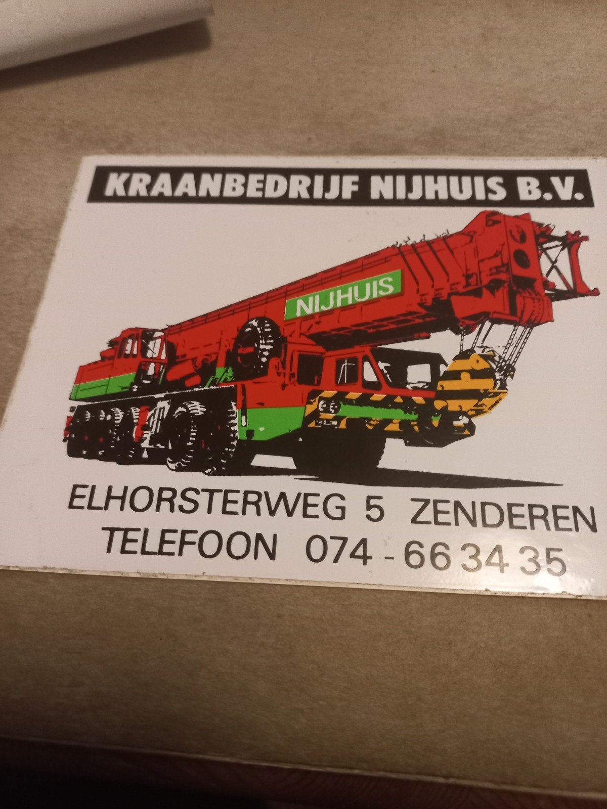 KRAANBEDRIJF NIJHUIS B.V. - Mobiele Kraan, Ophalen of Verzenden