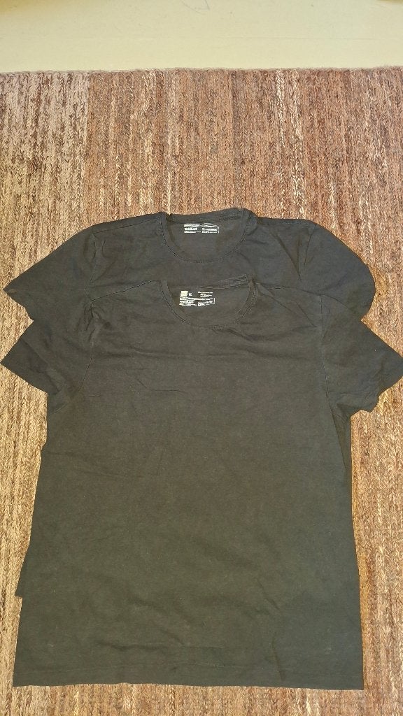 Hema T-shirts (2 stuks) - Maat XL, Hema, Zwart, Maat 56/58 (XL), Ophalen of Verzenden