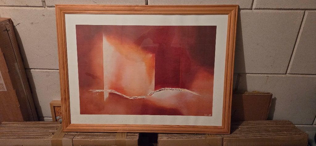 Abstract schilderij, Antiek en Kunst, Kunst | Schilderijen | Abstract, Ophalen