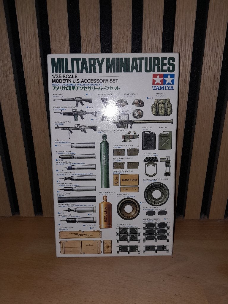 Modelbouw Tamiya Modern US accessory set 1:35, Ophalen of Verzenden, Zo goed als nieuw, 1:35 tot 1:50, Figuur of Figuren
